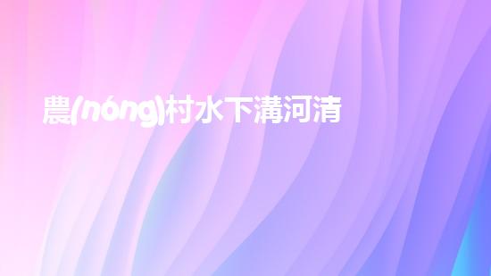 農(nóng)村水下溝河清淤設備：揭秘神奇水中清道夫，讓你大開眼界！